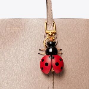 NWT Tory Burch Ladybug Key Ring